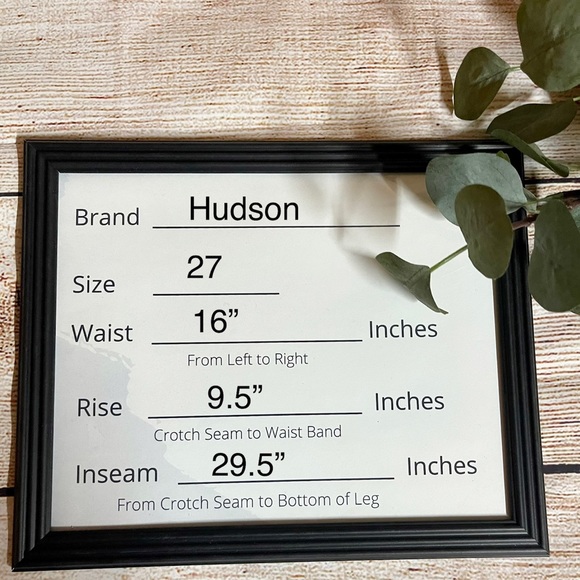 Hudson Jeans Krista Low Rise Ankle Straight Leg Jeans - Picture 12 of 12